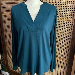 Beautiful teal blue blouse by Chicos.